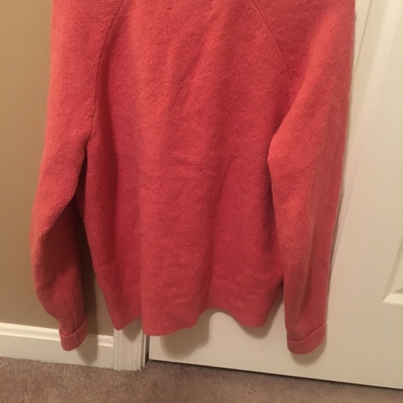 Ann Taylor Loft three button salmon cardigan! - Picture 3 of 5
